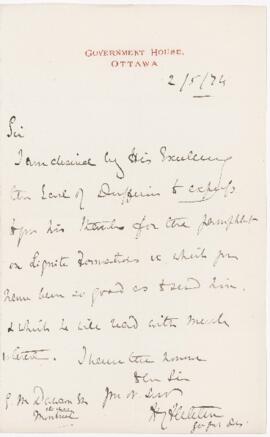 Letter, 2 May 1874