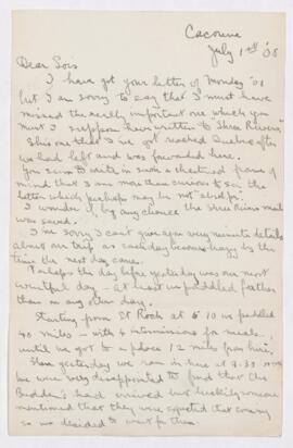 Letter, 1 July 1908