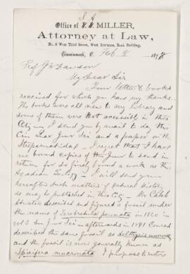 Letter, 8 February 1878