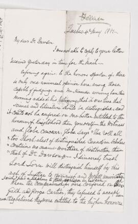 Letter, 4 May 1881