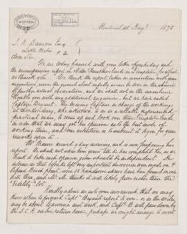 Letter, 1 August 1878