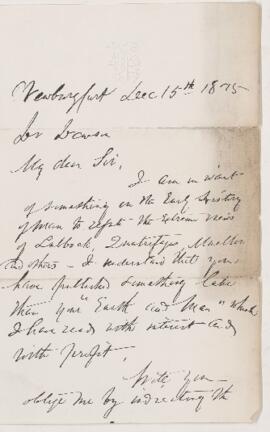 Letter, 15 December 1875