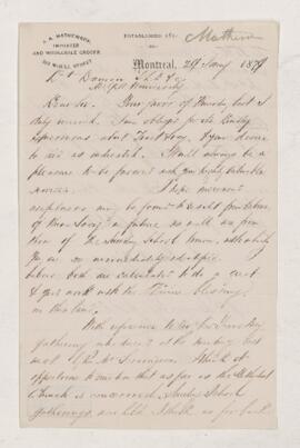 Letter, 29 January 1879