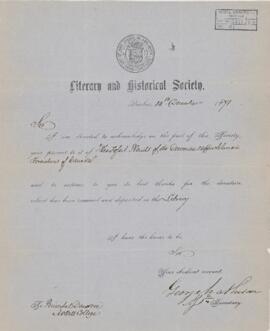 Letter, 14 December 1871