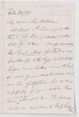 Letter, 21 February 1888