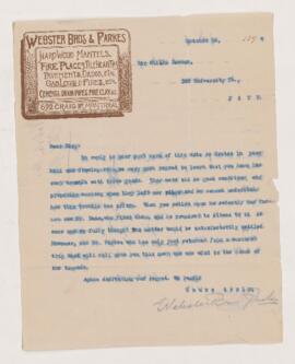 Letter, 26 October 1894