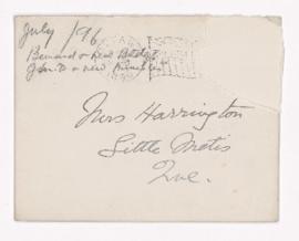 Letter, 5 July 1896