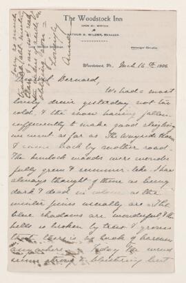 Letter, 16 March 1906