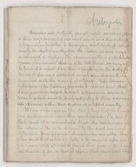 Notes on: Antiquity; Antiquities of America