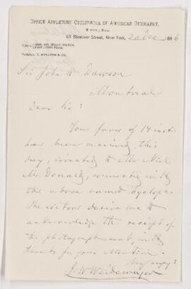 Letter, 20 December 1886