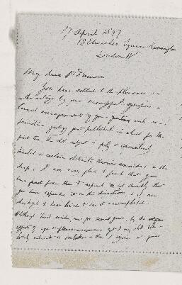Letter, 17 April 1897