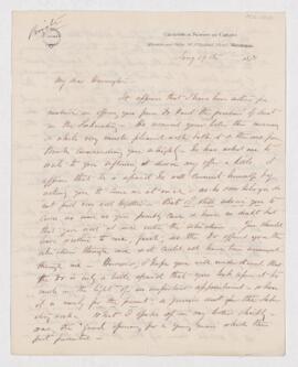Letter from H. G. Vennor to B.J. Harrington regarding the Geological Survey of Canada.