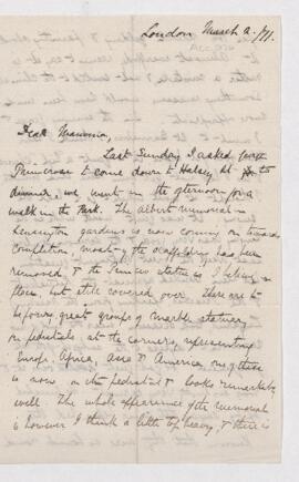 Letter, 2 March 1871