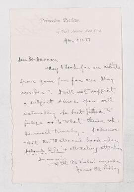Letter, 31 January 1881