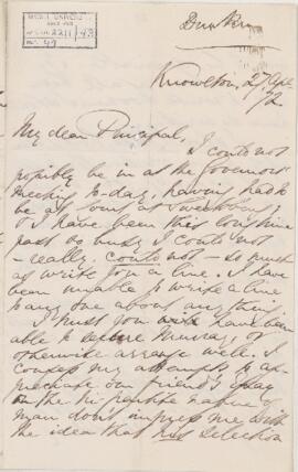 Letter, 27 April 1872