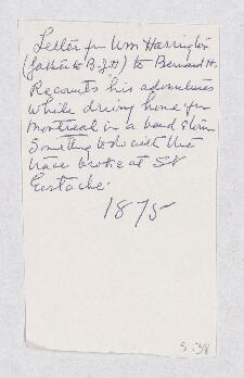 Letter, 6 March 1875