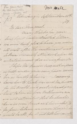 Letter, 25 September 1857