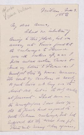 Letter, 3 November 1882