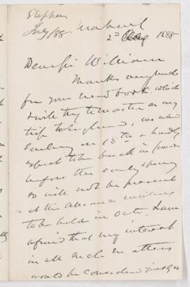 Letter, 2 August 1888