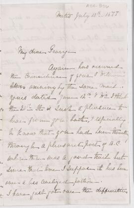 Letter, 10 July 1877