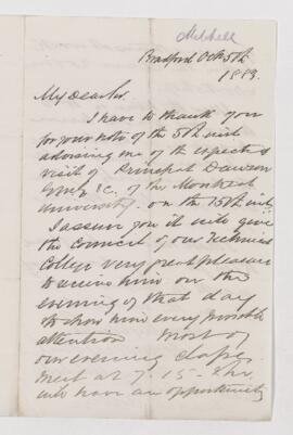 Letter, 5 October 1883