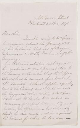 Letter, 30 December 1875