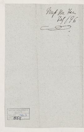 Letter, 19 February 1896