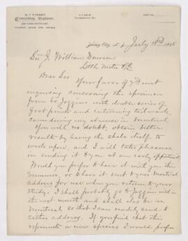 Letter, 18 July 1895