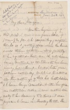 Letter, 24 June 1893