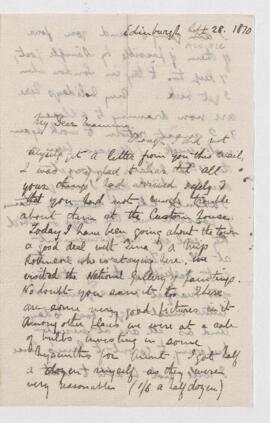 Letter, 28 September 1870