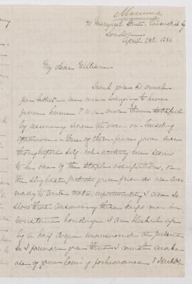 Letter, 29 April 1886