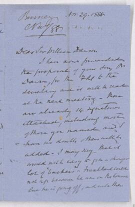 Letter, 29 November 1888