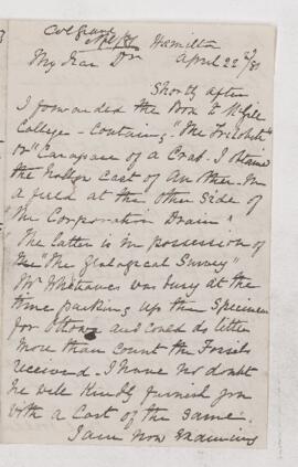 Letter, 22 April 1881