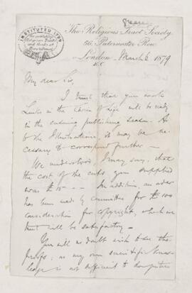 Letter, 6 March 1879