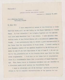 Letter, 30 January 1890