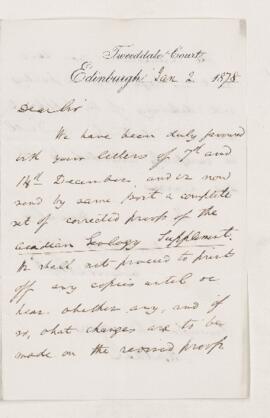Letter, 2 January 1878