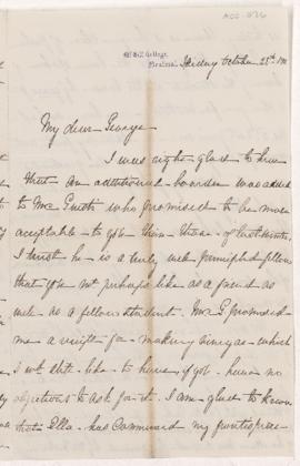 Letter, 28 October 1870