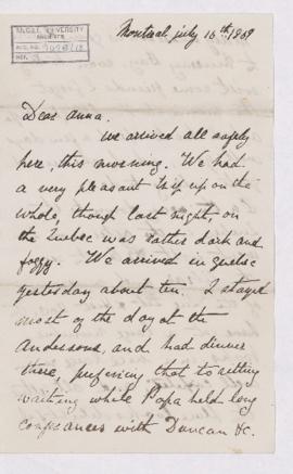 Letter, 16 July 1869