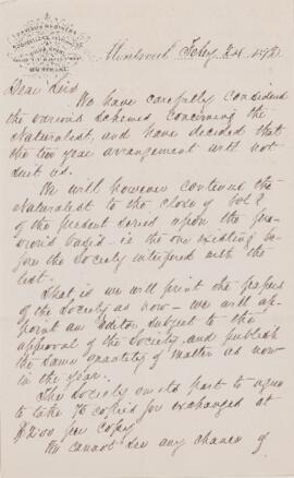 Letter, 24 February 1872