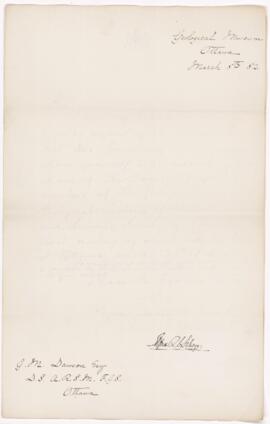 Letter, 8 March 1882