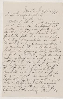 Letter, 22 September 1870
