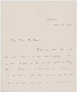 Letter, 6 April 1897