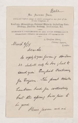 Letter, 6 March 1879