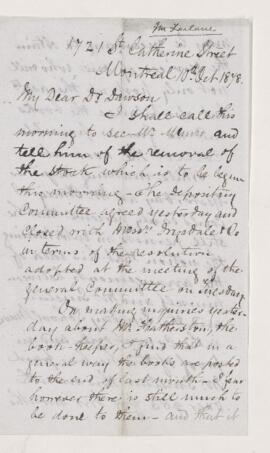 Letter, 10 October 1878
