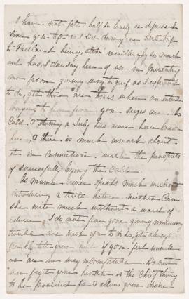 Fragment of letter, Margaret Mercer Dawson