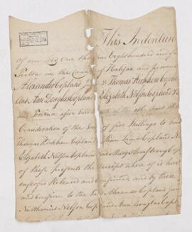 Indenture, 9 February 1805