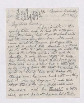 Letter, 26 June 1867