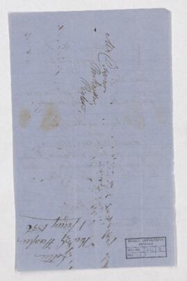 Letter, 1 January 1856