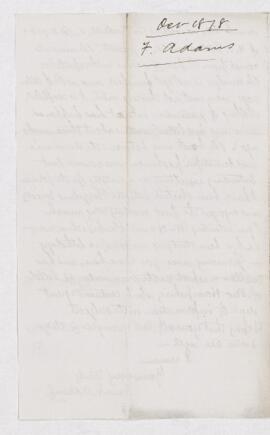 Letter from Frank Adams to B.J. Harrington.