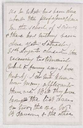 Letter from M. Wilson
